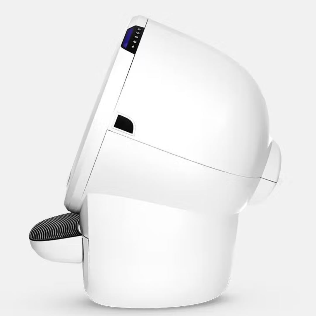 Litter-Robot 4 with Step & Fence (White)