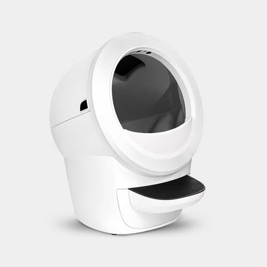 Litter-Robot 4 with Step & Fence (White)